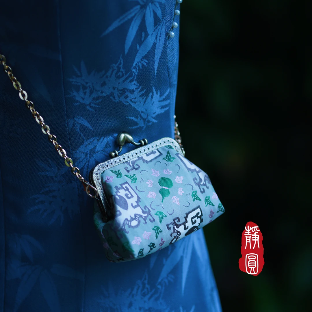 【福禄满堂】 中式绣花斜跨包包