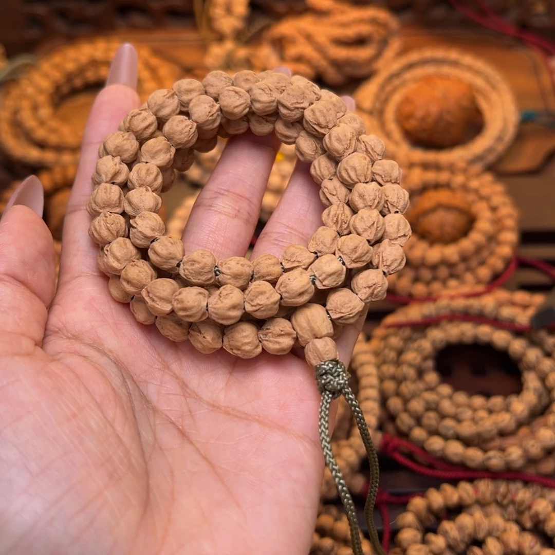 吊坠柏香籽/百香籽微磨莲花龙脊