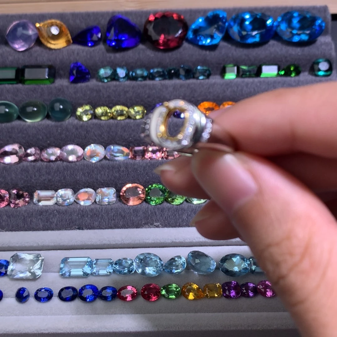 欧泊银S925镶嵌戒指心**处