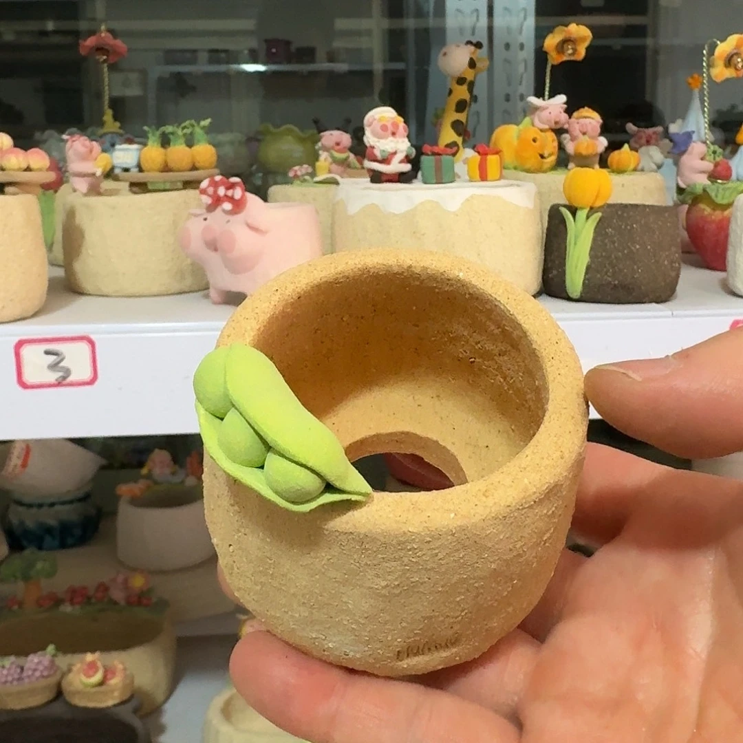 厂家直销手工花盆摆件
