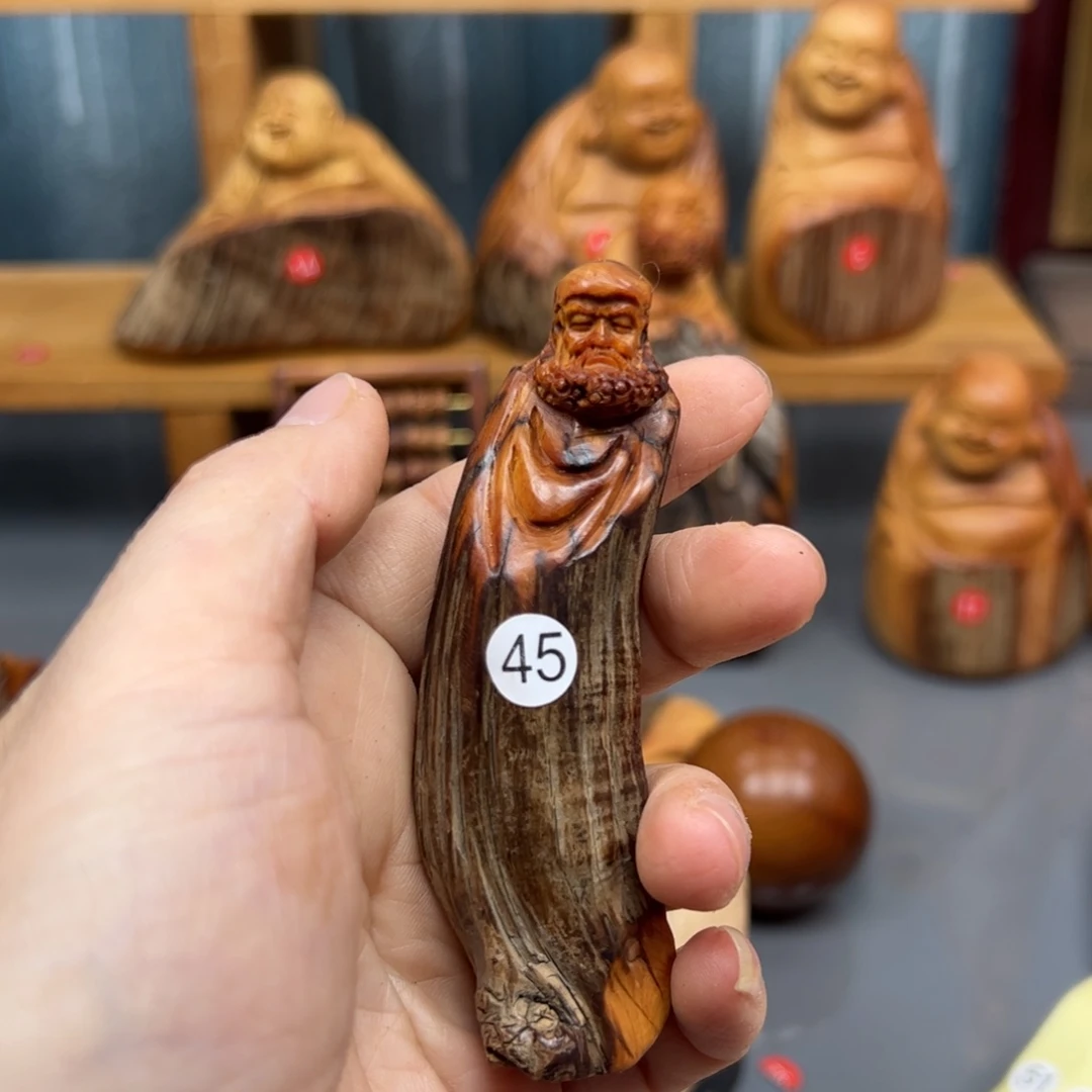 俊***木崖柏木摆件手把件，
