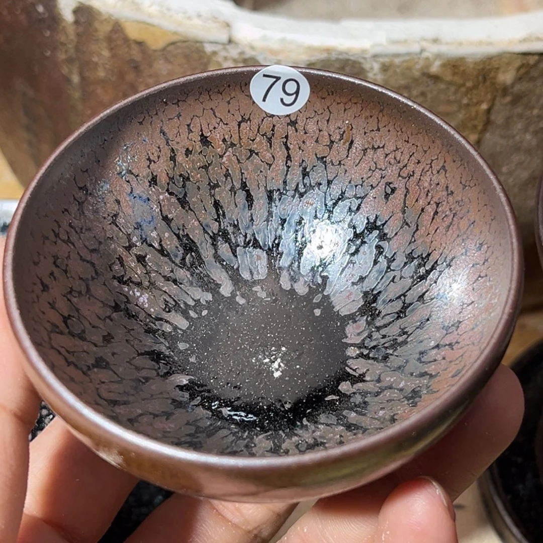 茶盏义兴龙窑坚持真柴烧微瑕