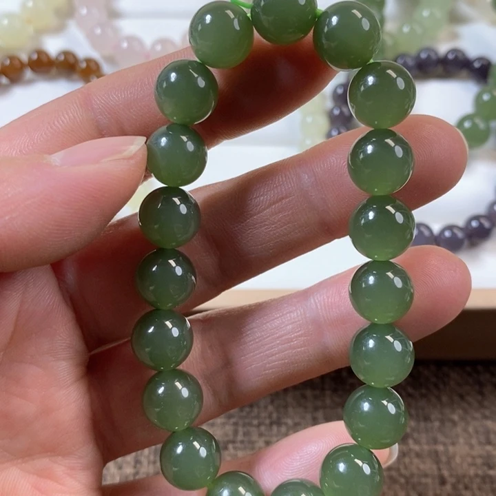 和田玉手串未镶嵌T****_