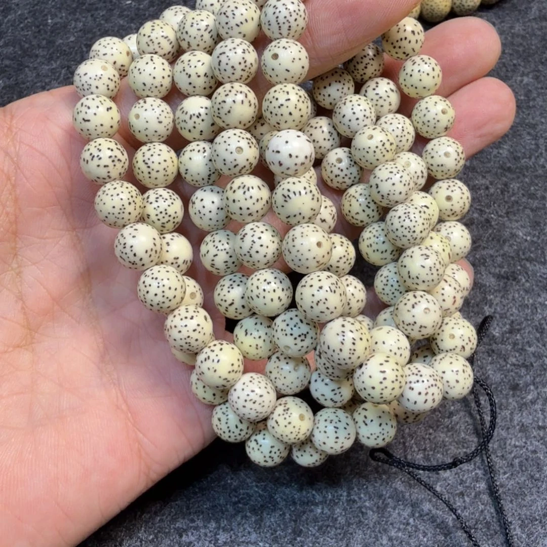 六***呀星月菩提手串原生态9手工圆长串