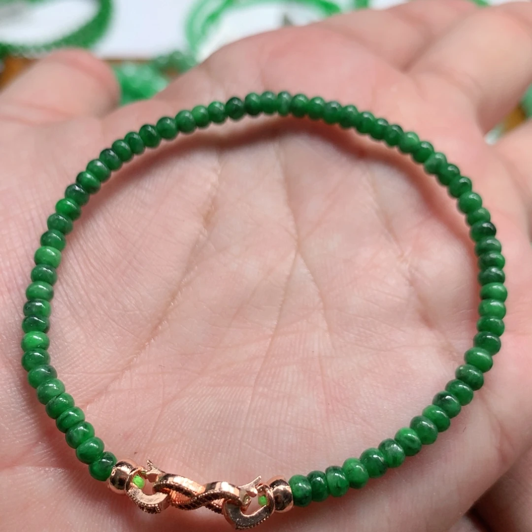 未镶嵌手链翡翠翡翠