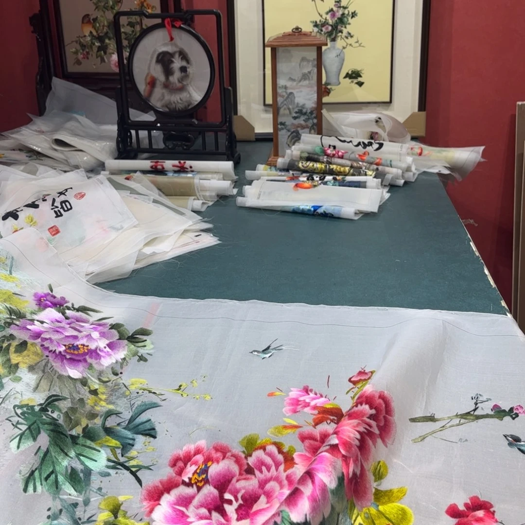 用***9织绣纯手工打造全网最高性价比