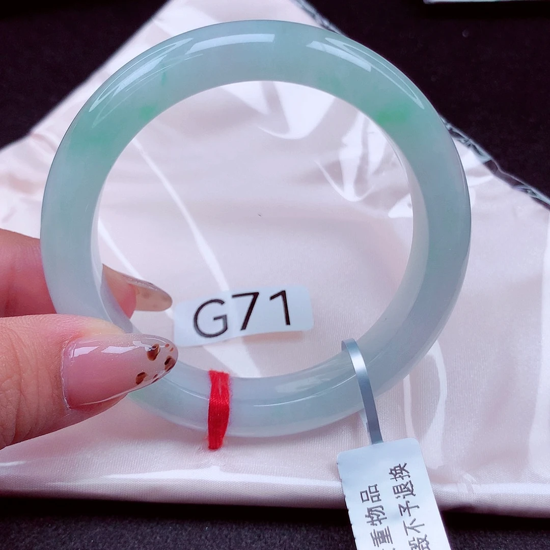 翡翠未镶嵌手镯天然缅甸翡翠A货玉手镯