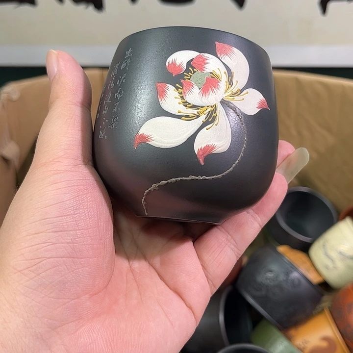 茶杯紫砂全手工紫砂主人杯