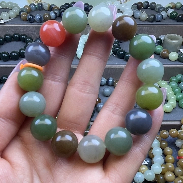 和田玉未镶嵌手链