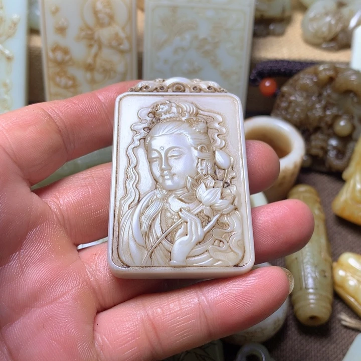 和田玉挂件未镶嵌随*