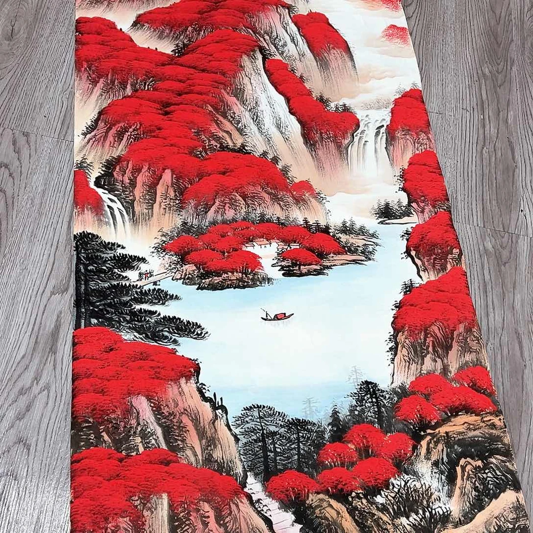 时***8国画手绘保证假一罚万