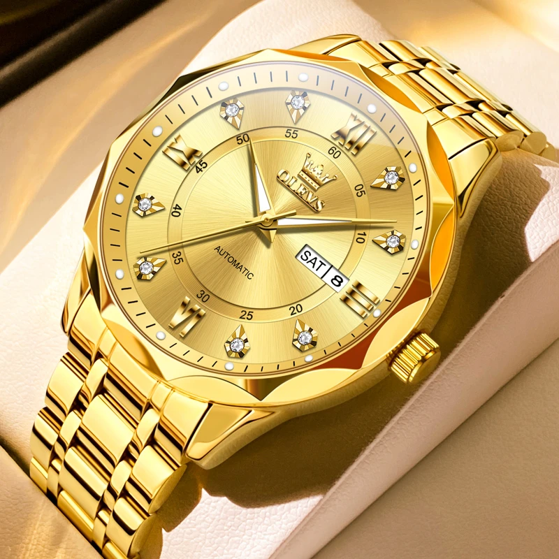 名表认证劳力土手表男全自动机械表时尚商务防水夜光高档轻奢腕表