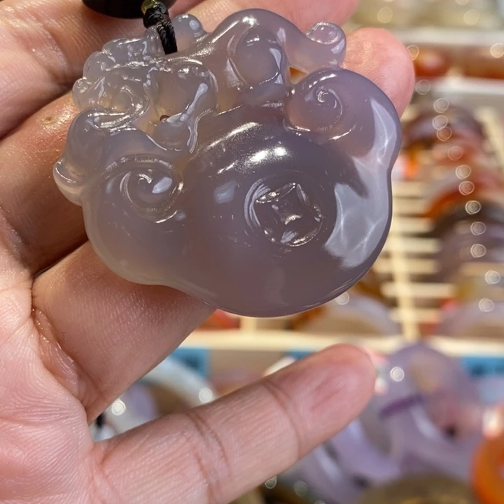 手镯玛瑙/玉髓未镶嵌茶***光
