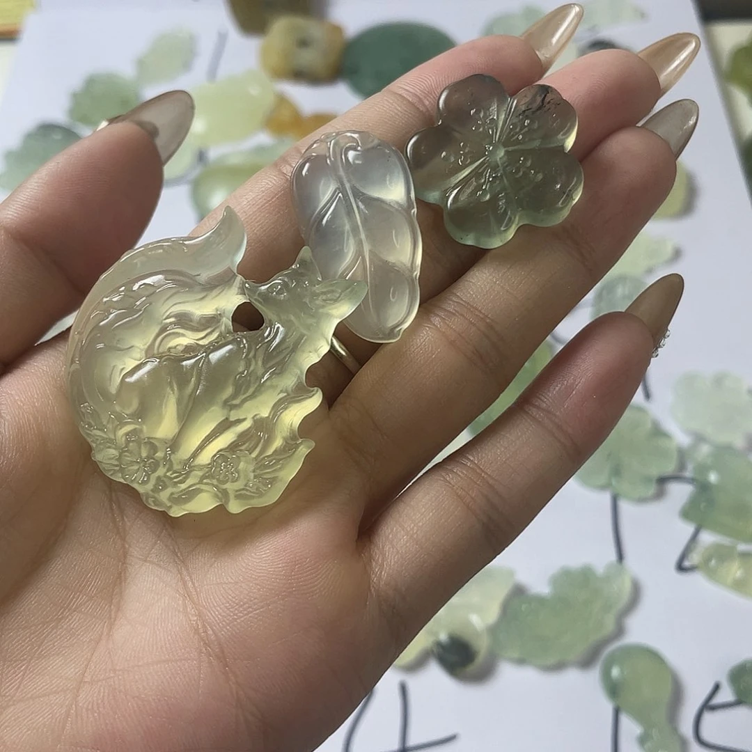 合金蛇纹石玉颈饰1****6