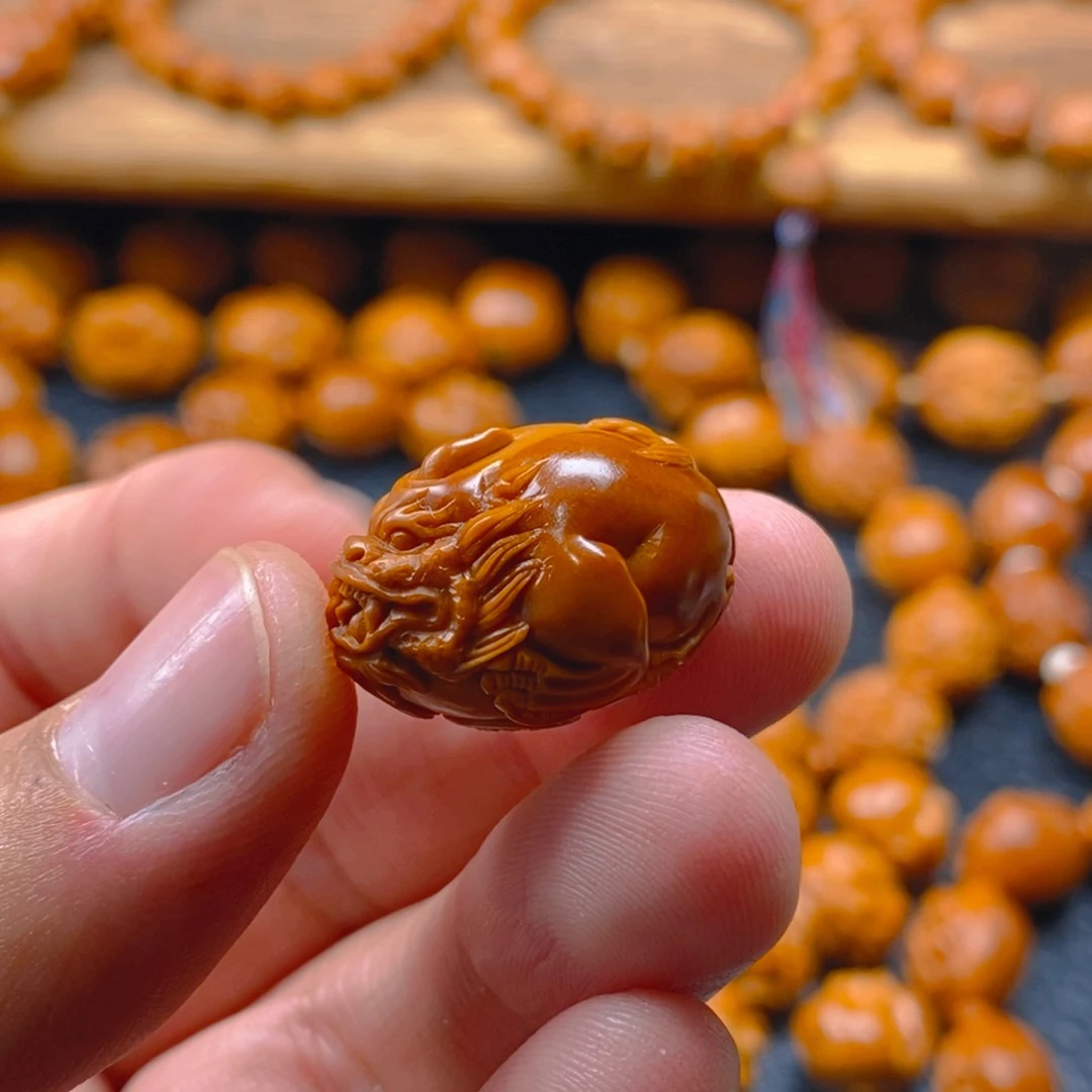 手串/手链橄榄核。*曹华老师2.1铁核貔貅