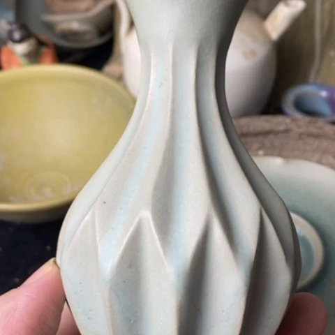 炉宝丰清凉寺汝窑残器