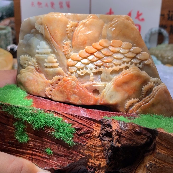 翡翠未镶嵌颈饰保真天然A货翡翠