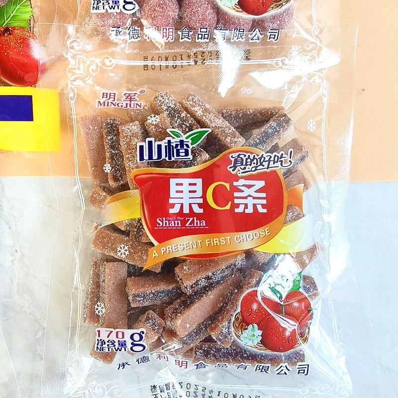 明军山楂果C条蜜饯果C条袋装酸甜山楂零食雪山楂条休闲品蜜饯果脯