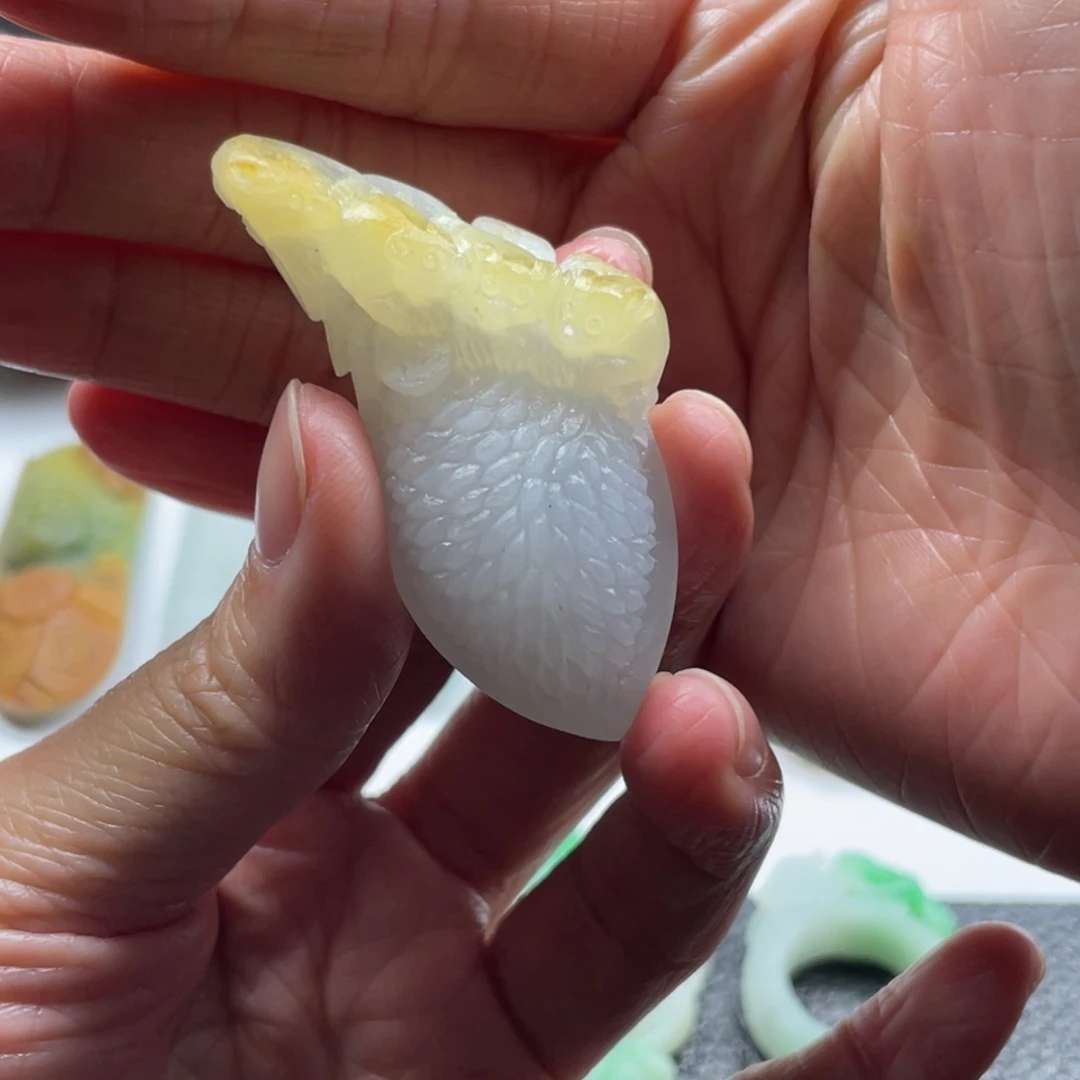 定制翡翠未镶嵌鼠来宝