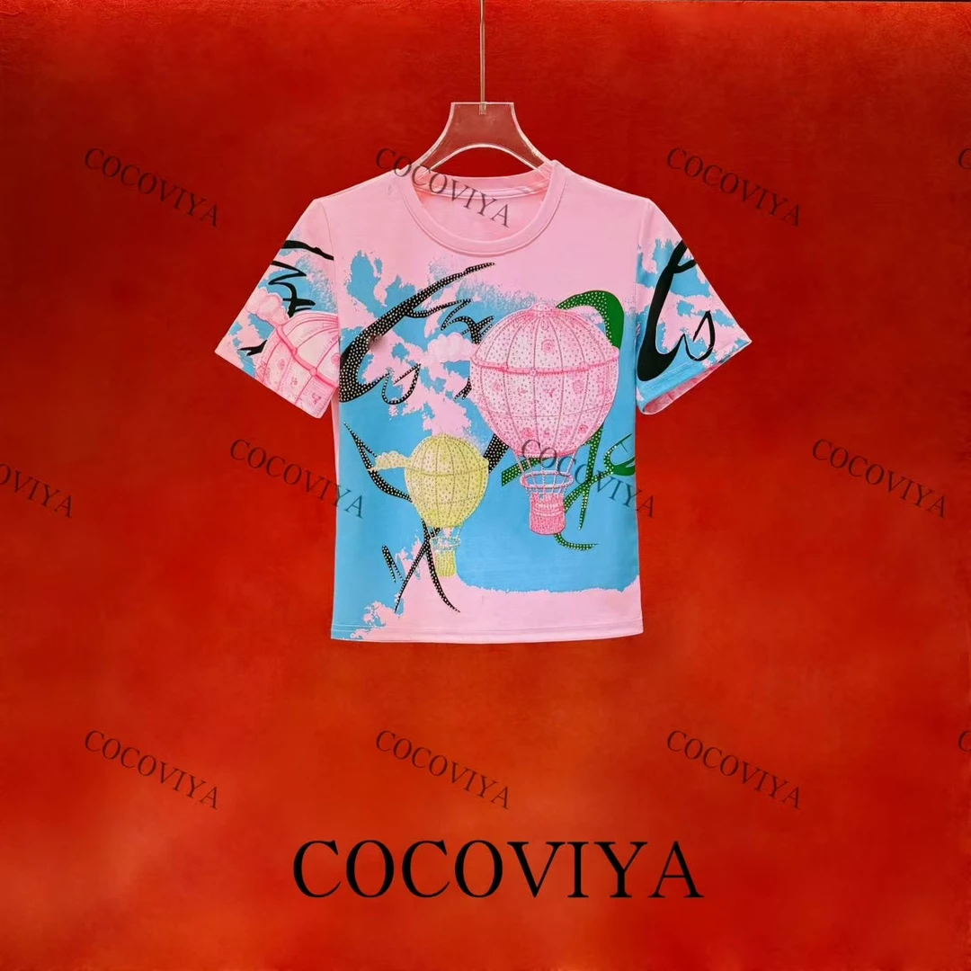 COCOVIYACOCOVIYA 2025设计感春夏打底时尚百搭休闲上衣26C-011