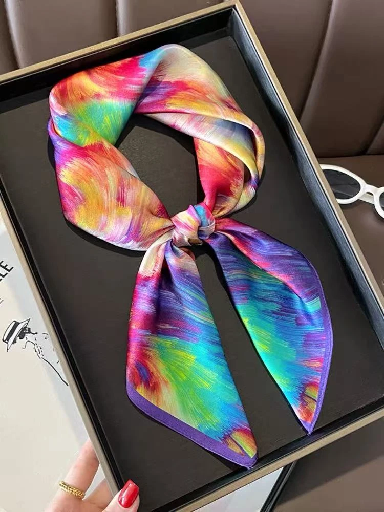 【FDHHK-JB】彩虹图案 丝巾