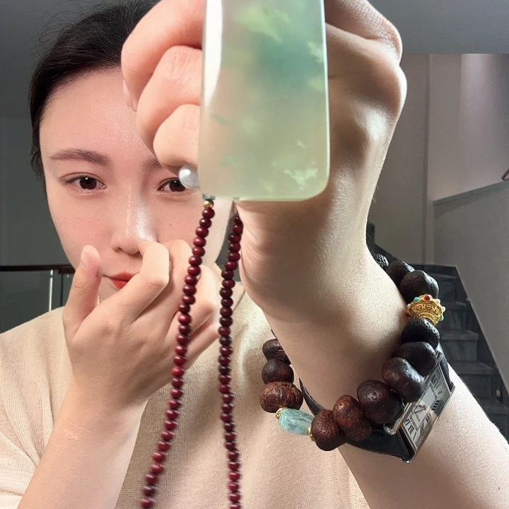 財****蛇纹石玉合金颈饰