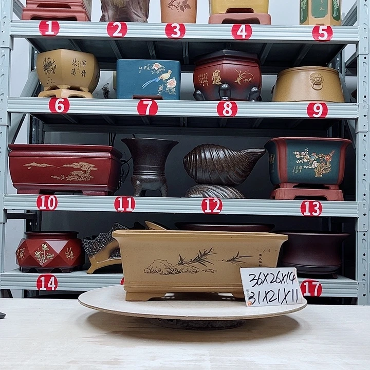 紫砂花盆紫砂花盆