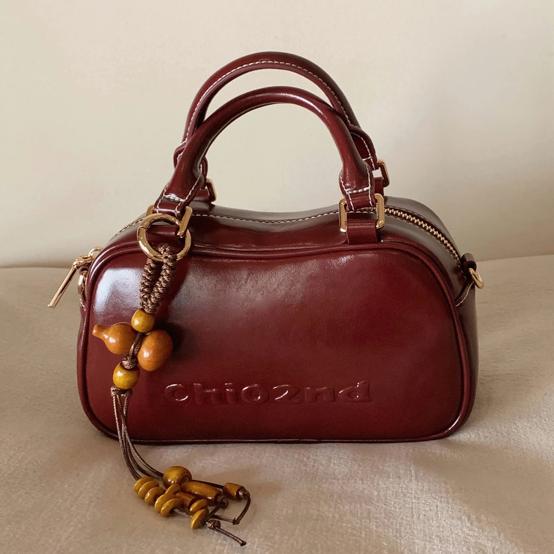 南风Chio2nd手提包包百搭女2025新款精致红色婚包单肩斜挎包