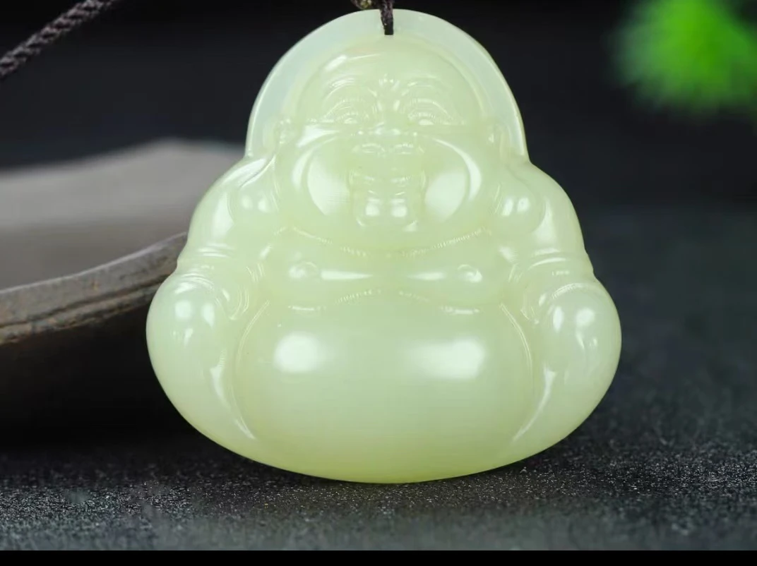 青海昆仑山【黄口双面大佛公】吊坠