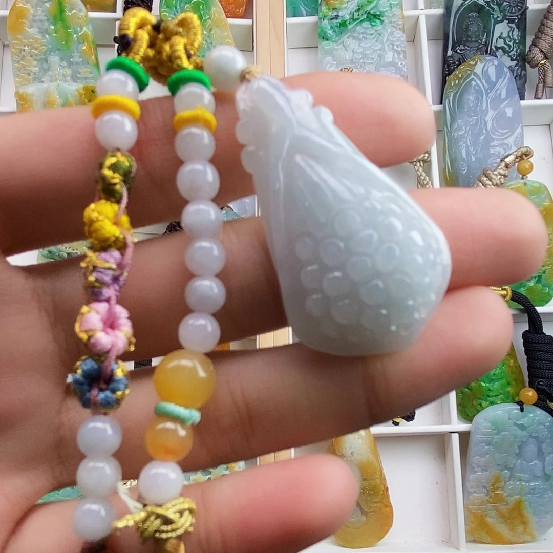 颈饰未镶嵌翡翠翡翠