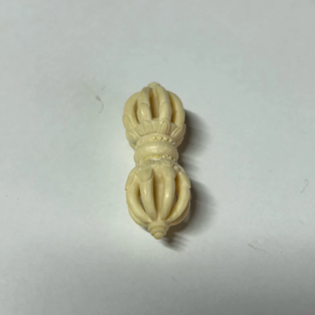 天然猛犸牙藏式法器计算器金刚许背云