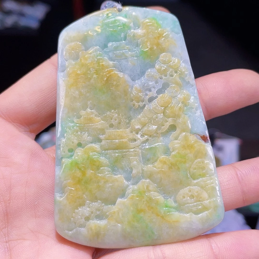 颈饰未镶嵌翡翠一