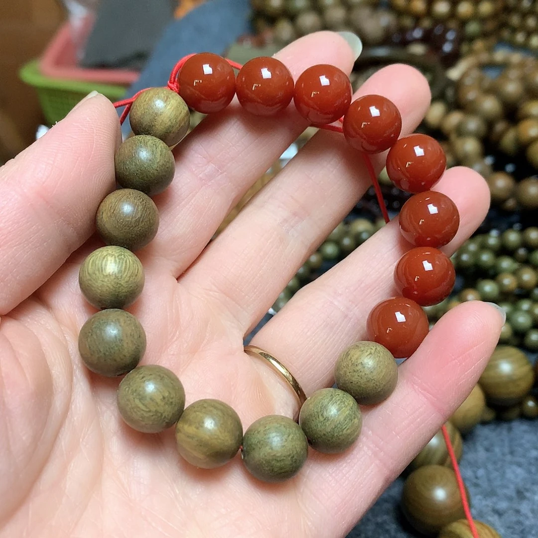 维腊木（绿檀）手串/手链多**加1.2多样性发货