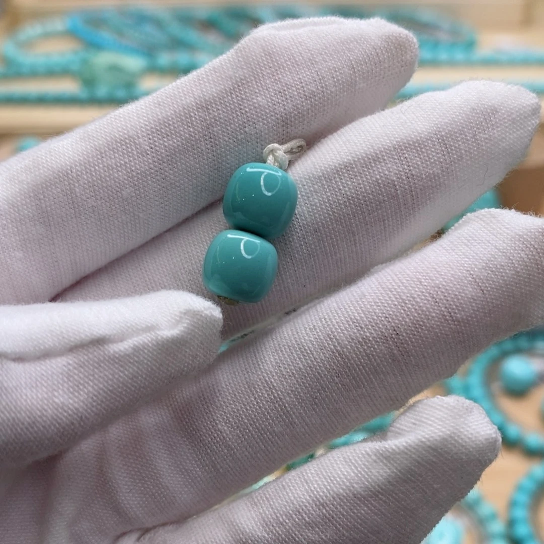 绿松石未镶嵌珠宝奇石9mm