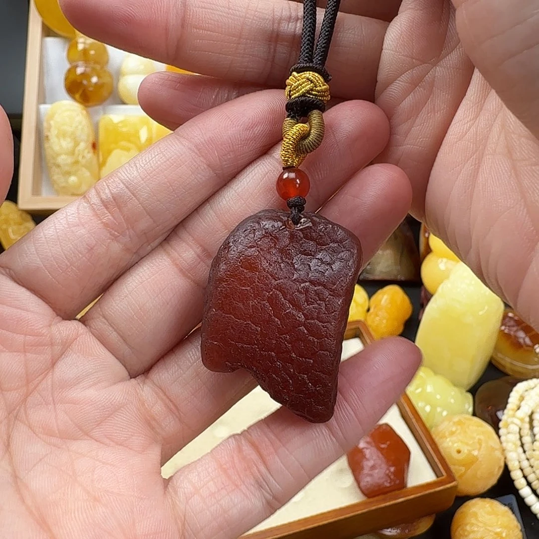 未镶嵌颈饰蜜蜡蜜蜡