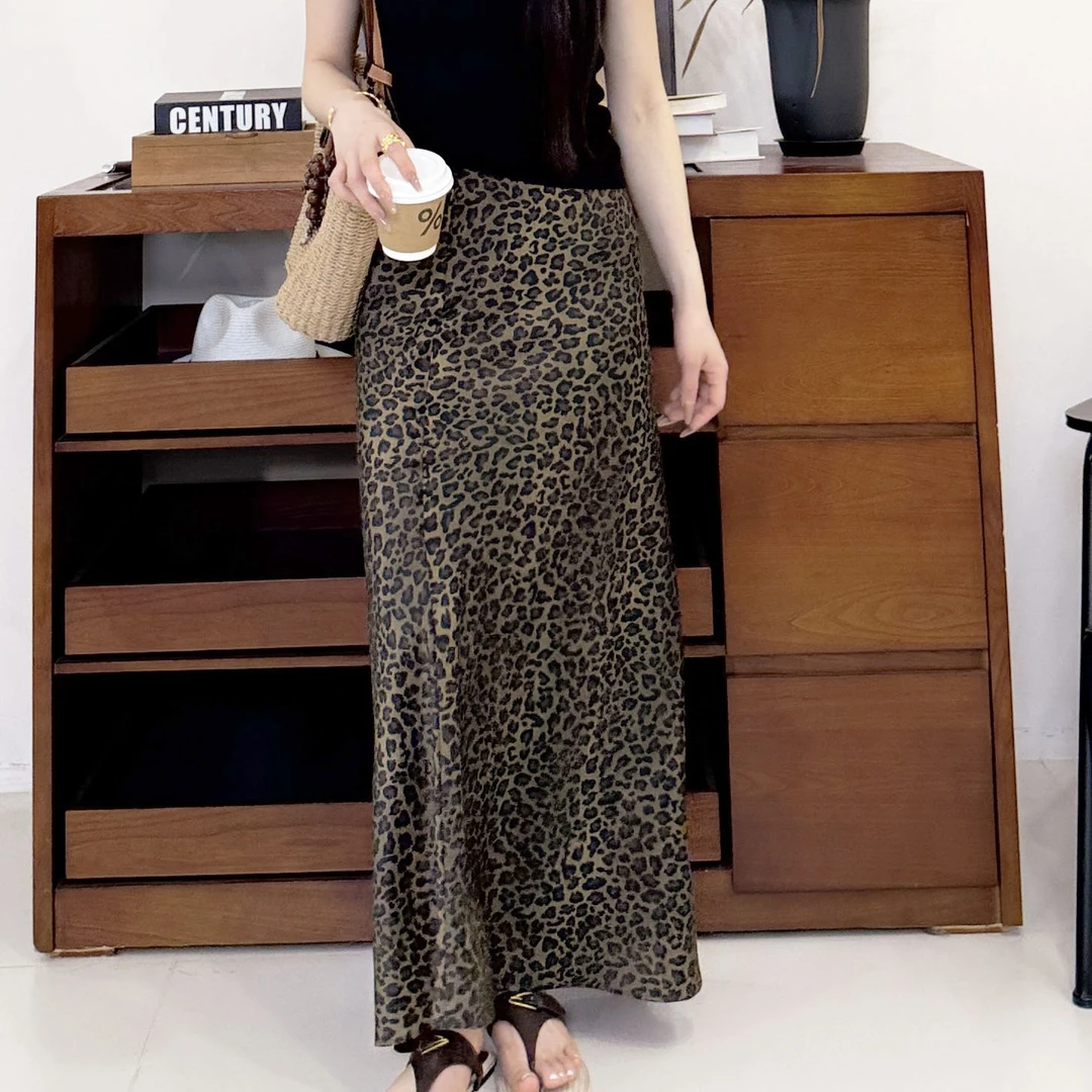 euri100桑蚕丝丨45°斜裁丨19姆米砂洗真丝素绉缎A字半身裙-MY5884