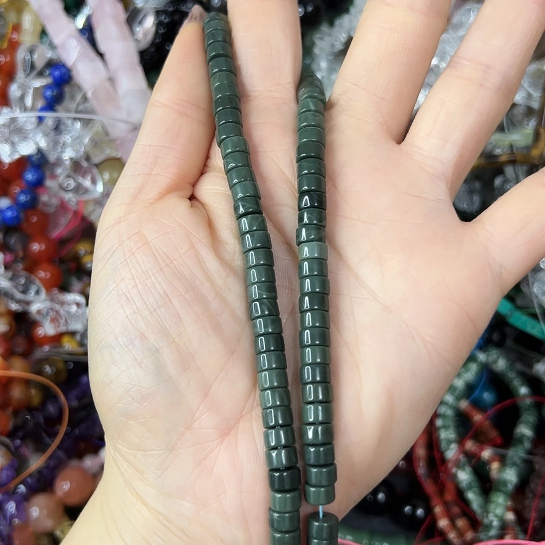 玛瑙/玉髓未镶嵌珠宝半成品，卡6牛油果直切一条