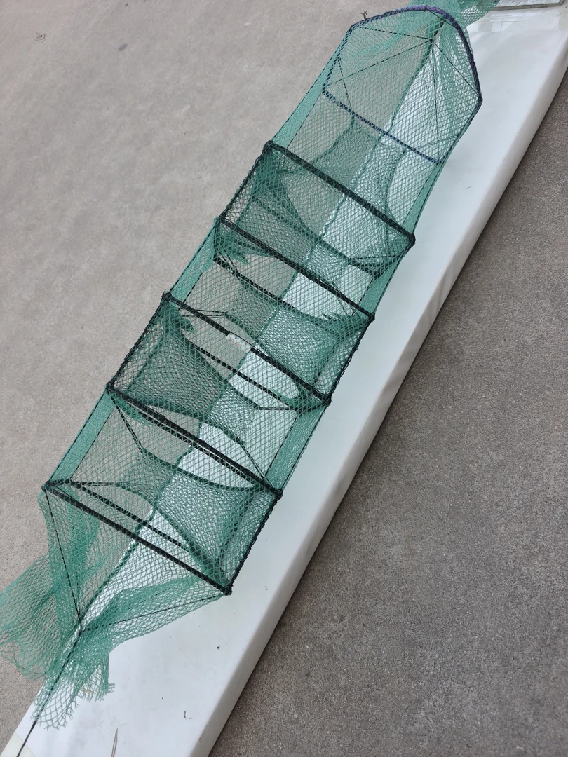 鱼网三门四门10条鳝鱼黄鳝户外专用地笼泥鳅龙虾鳝鱼笼长鱼笼精品