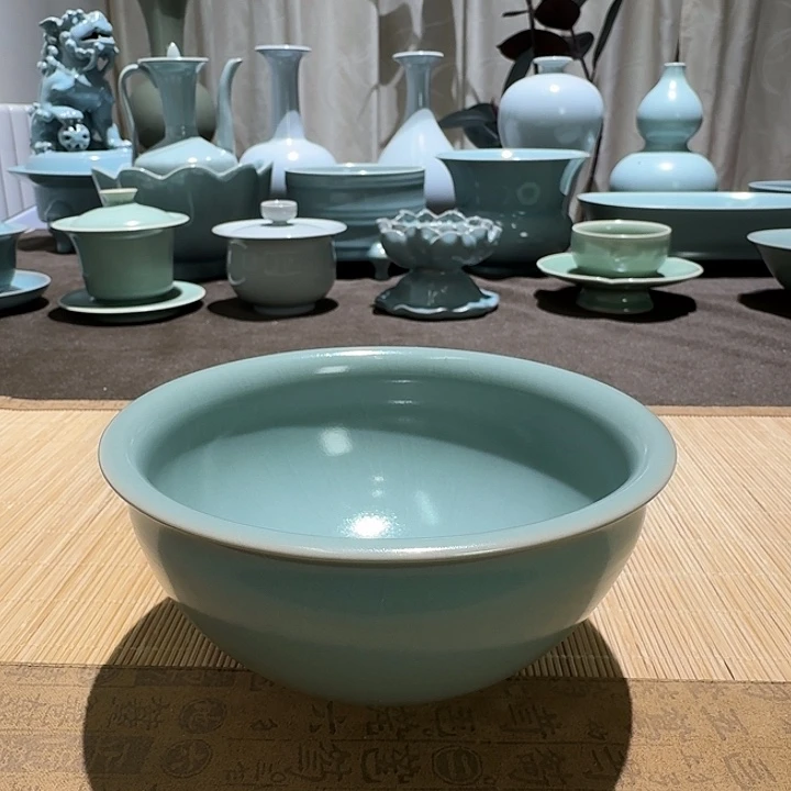 陶其他全手工，盏碗。