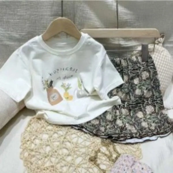 茜空调服七分儿童套装81413