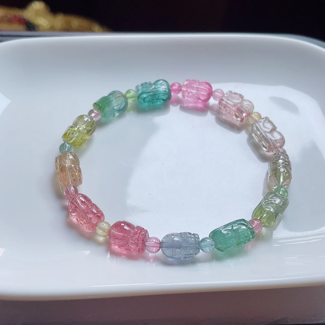 未镶嵌碧玺手链碧玺手链