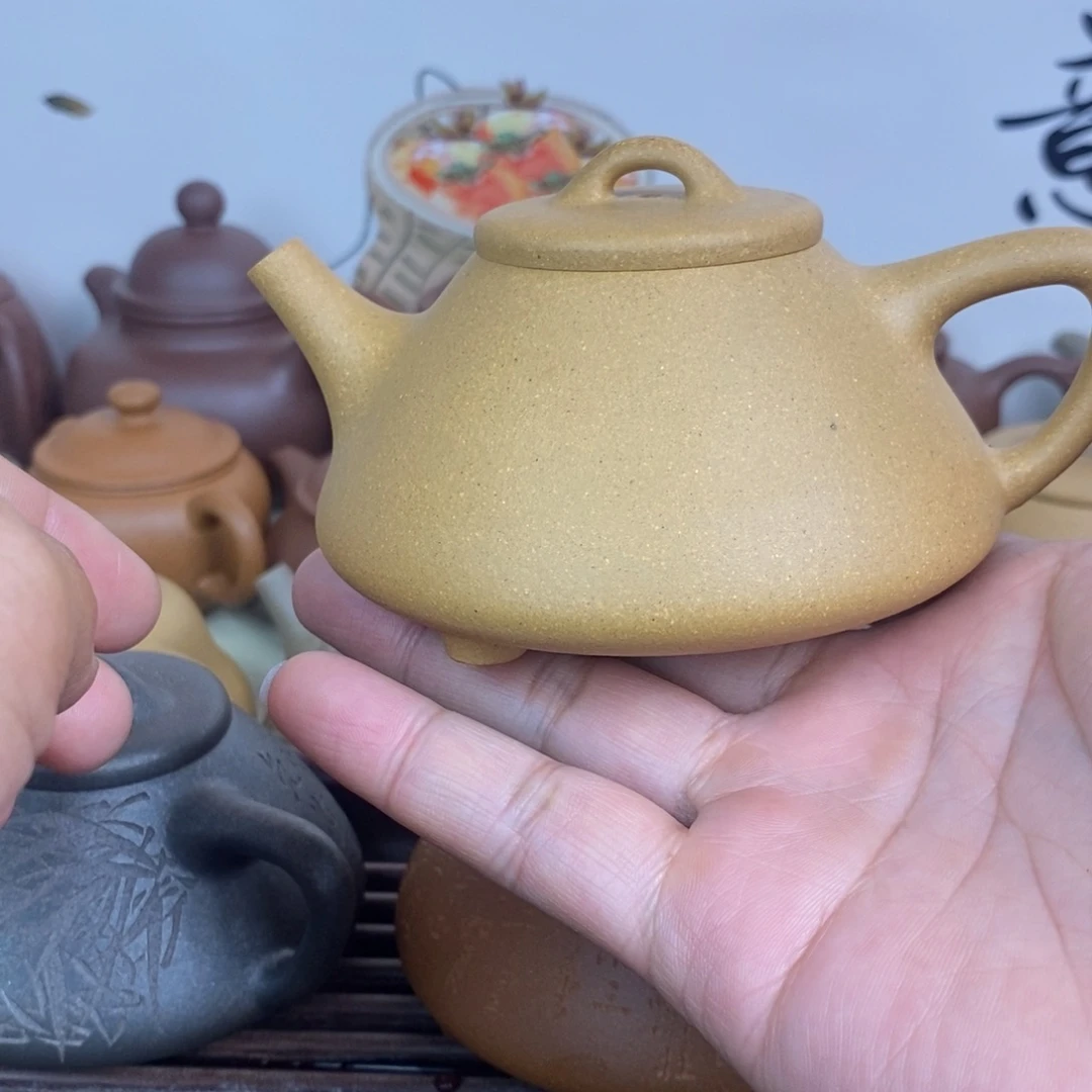 茶壶紫砂子冶石瓢200cc左右宝山矿区黄金段0添加