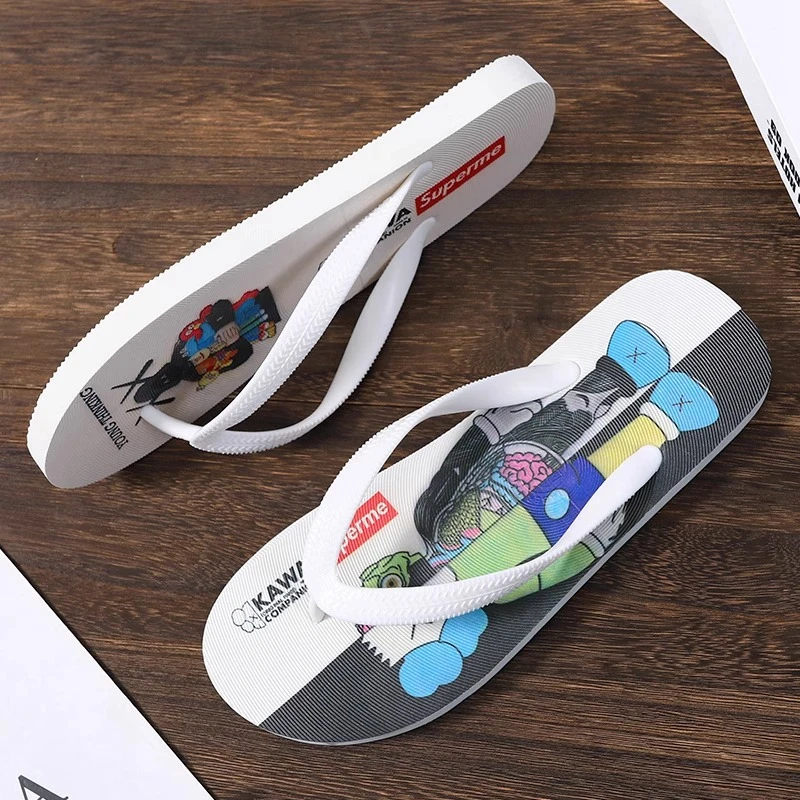 人字拖男防滑软底夏季外穿沙滩夹脚拖鞋青少年ins潮流时尚凉拖男