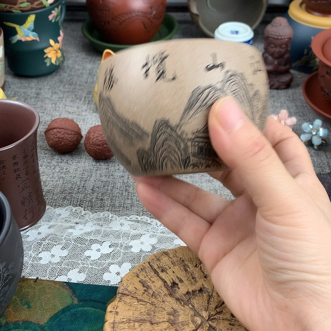 茶杯紫砂高端主人杯