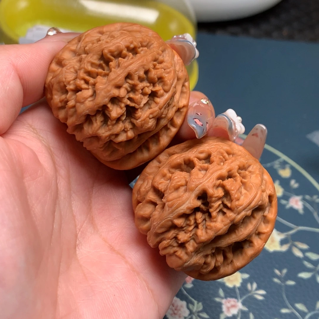 油***花把件文玩核桃41-31579-8