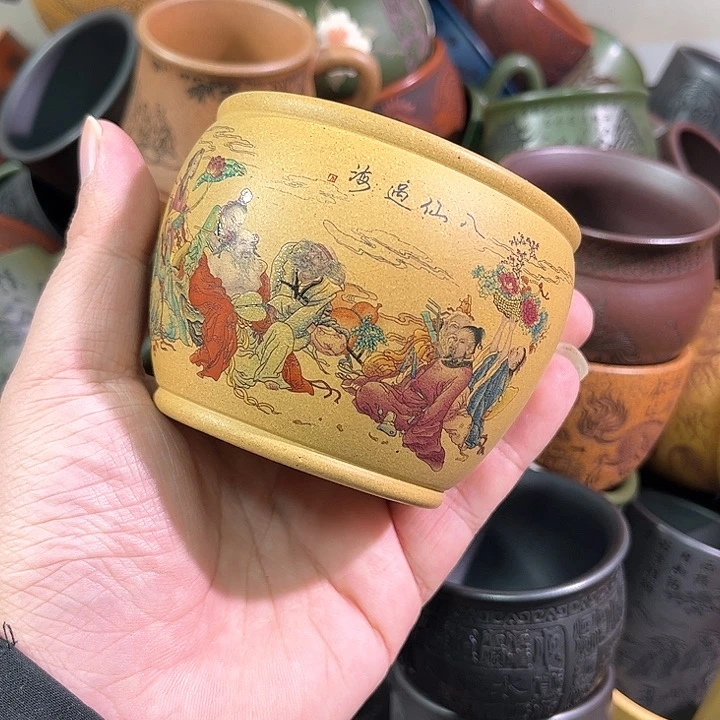 茶杯紫砂全手工紫砂主人杯