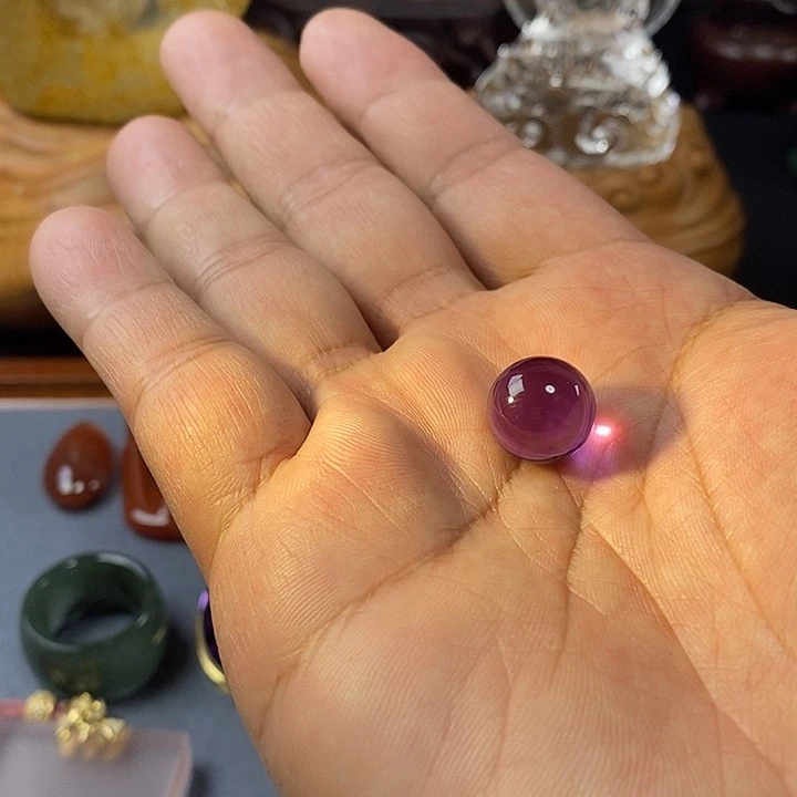水晶颈饰未镶嵌水*人紫水晶