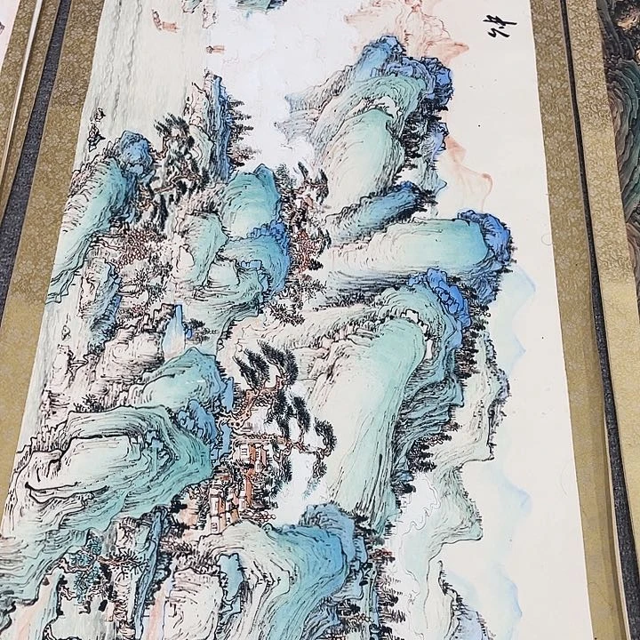 国画w老师手笔手绘作品