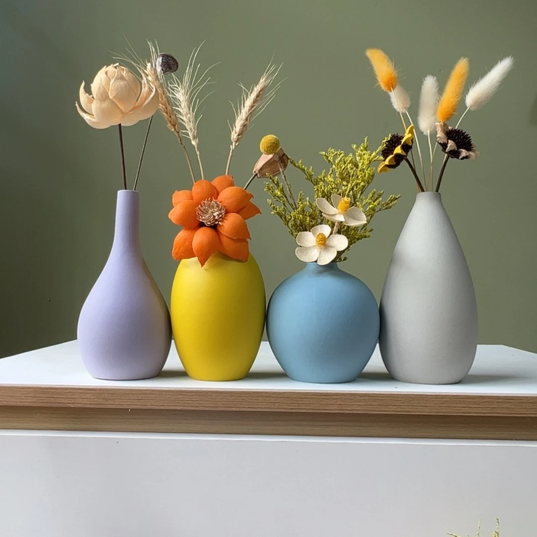 摆件花瓶带花高度20-30厘米左右