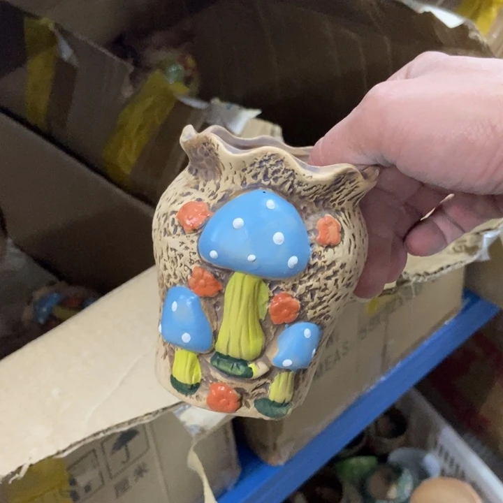 陶瓷花盆单场满9.9发7.5*10